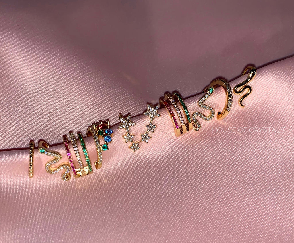 Cercei Ear Cuffs ⭐ - House of Crystals Jewelry