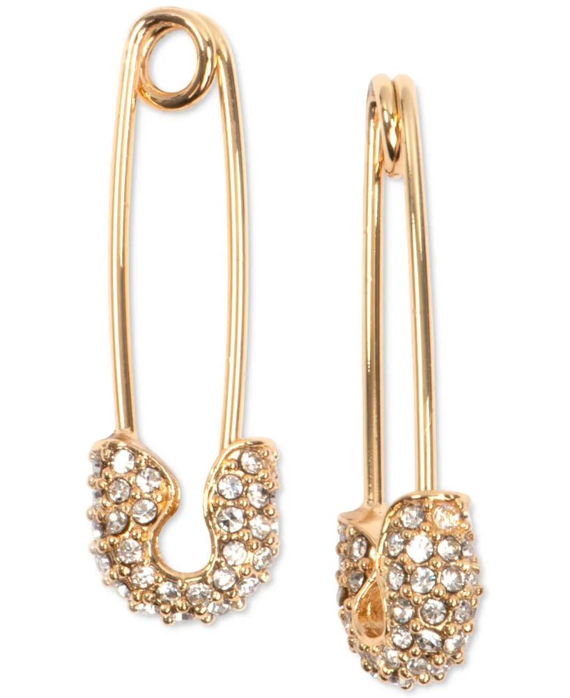 Cercei Placati cu Aur Ac de Siguranta Cristale Zirconia Crystal Pin