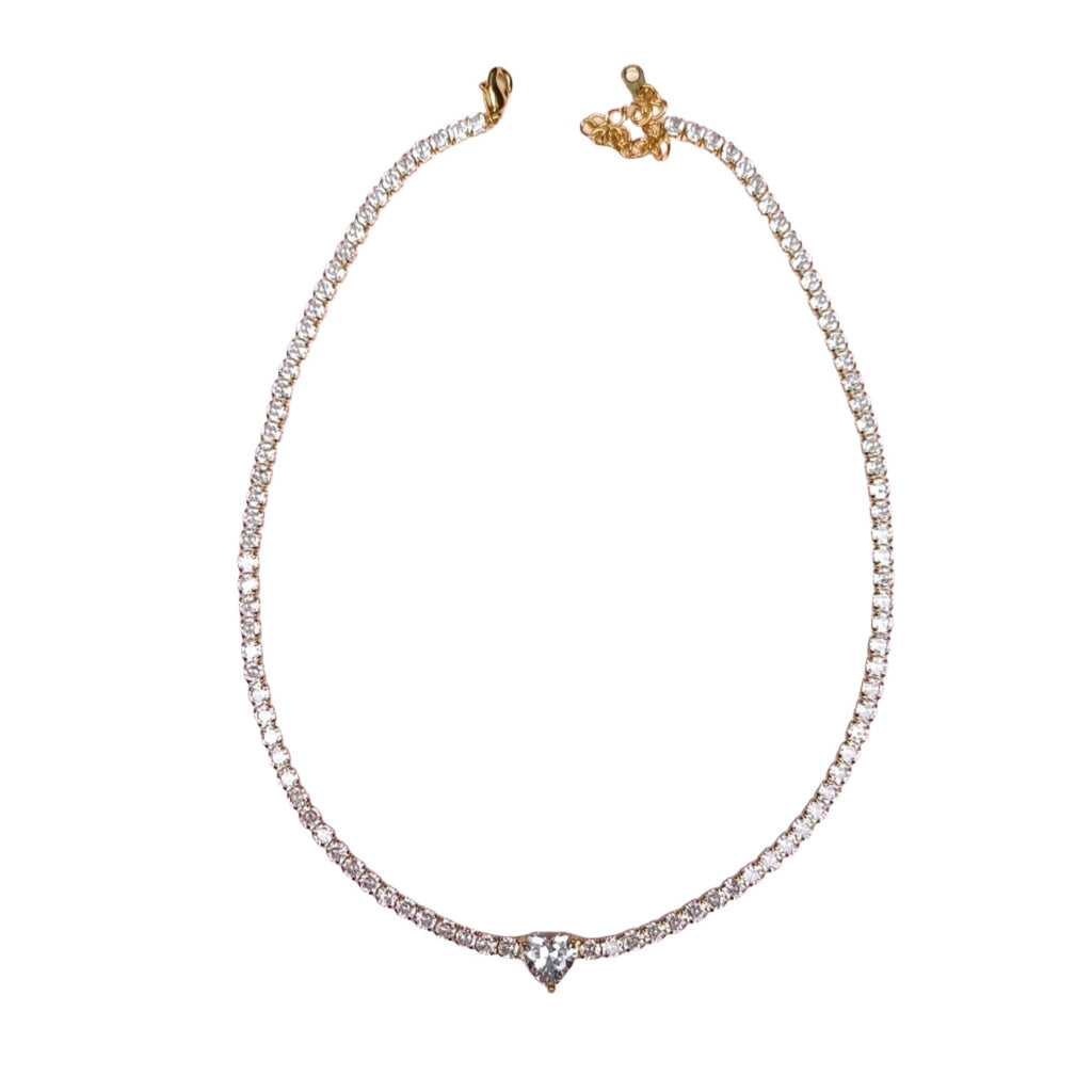 Colier Crystal Heart