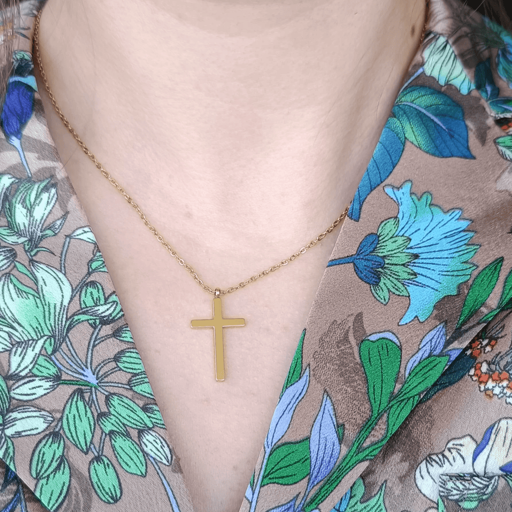 Colier Golden Cross