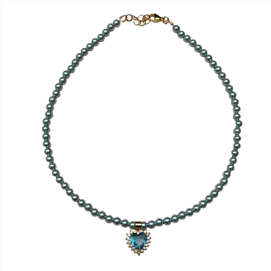 Colier tip Choker din Perle de Sticla Colorate London