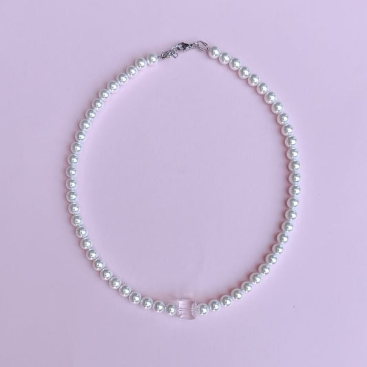 Colier perle tip choker Stephanie