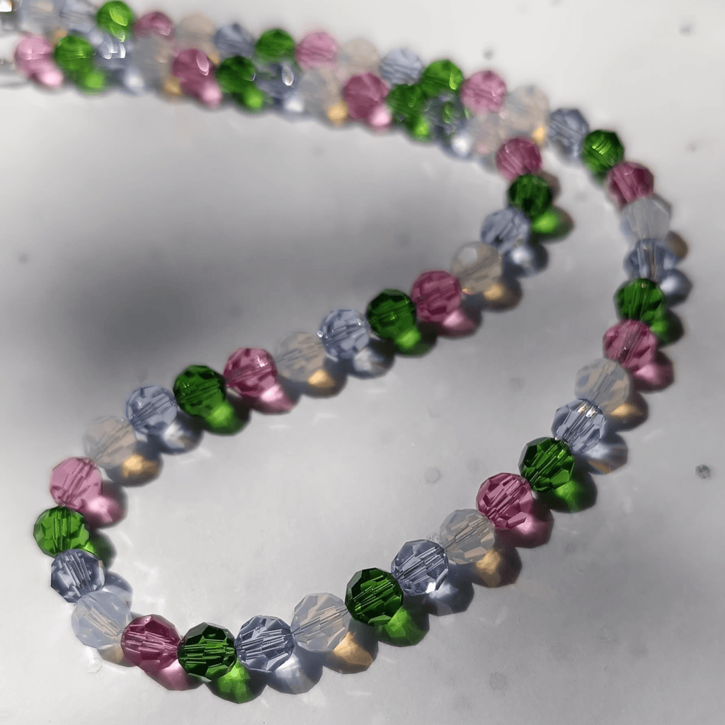 Colier tip choker Rainbow Crystals