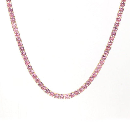 Colier Tip Tennis Pink Melody