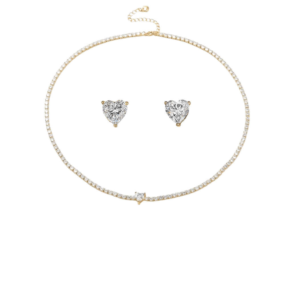 Set Crystals Heart