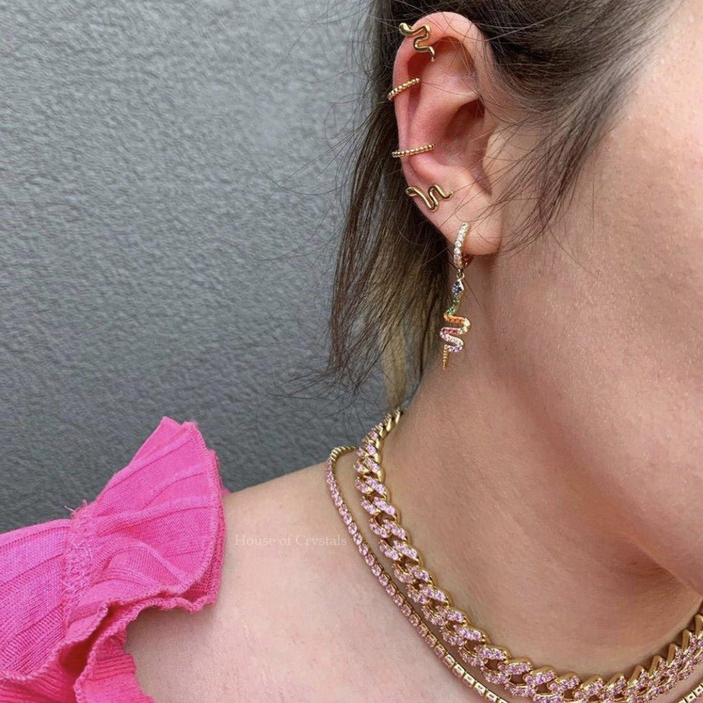 Cercei Ear Cuff Simple Snake