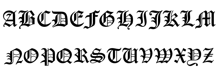 Colier personalizat Gothic Letter