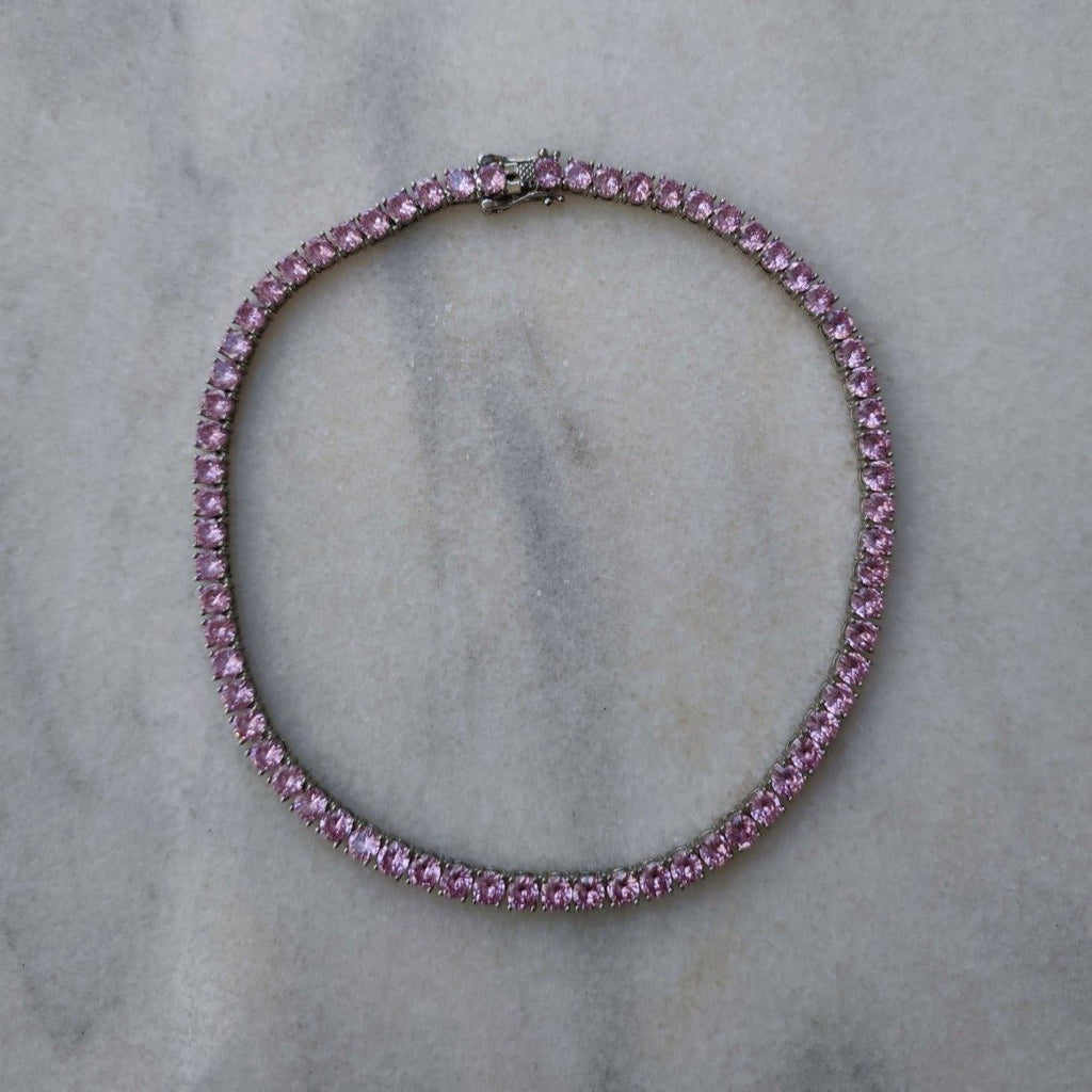 Colier Tip Tennis Pink Melody
