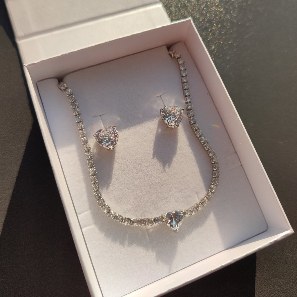 Set Crystals Heart
