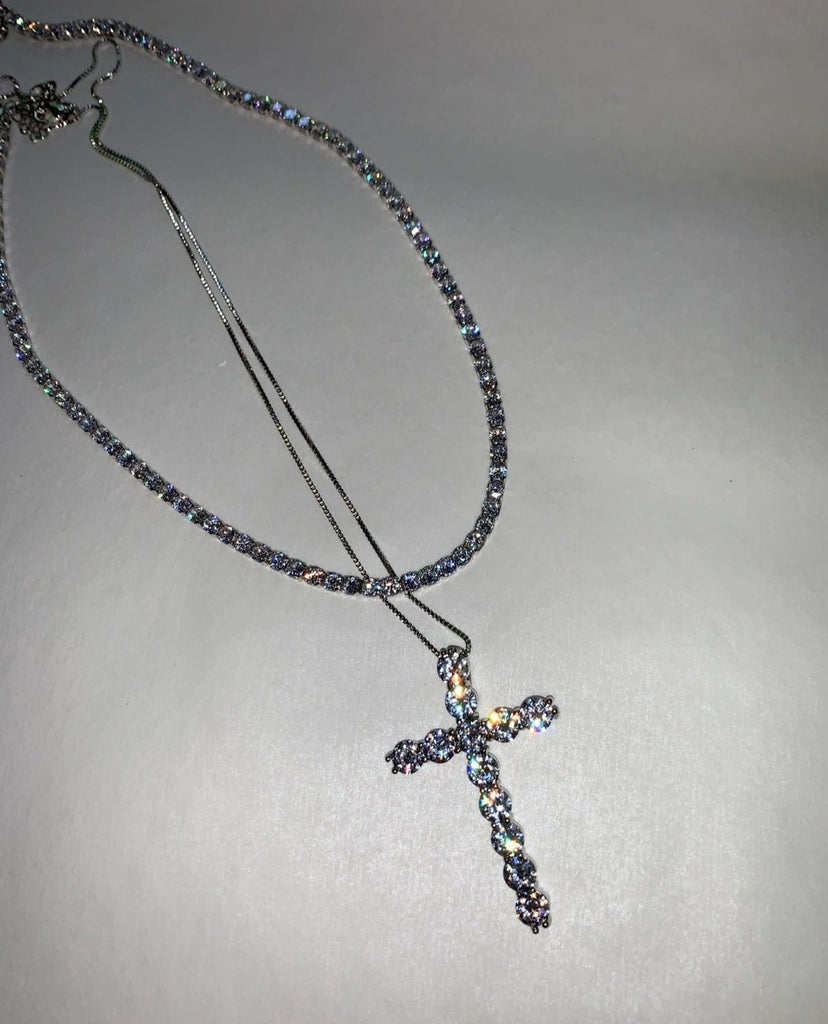 Set Tennis Zirconia Cross